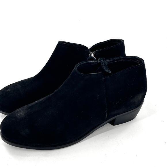 SoftWalk Rocklin Suede Boots 9 9W Wide Black NWOT Ankle Soft Walk Comfort Boho - Picture 5 of 8